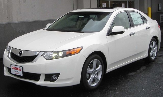 2010 Acura TSX, representative photo