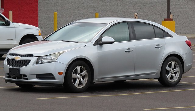 2012 Chevrolet Cruze, representative photo