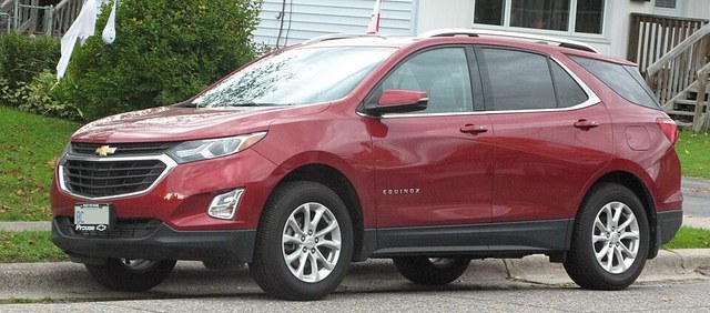 2018 Chevrolet Equinox, representative photo