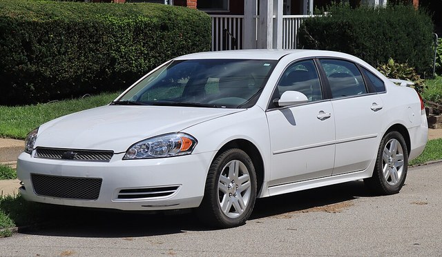 2012 Chevrolet Impala, representative photo