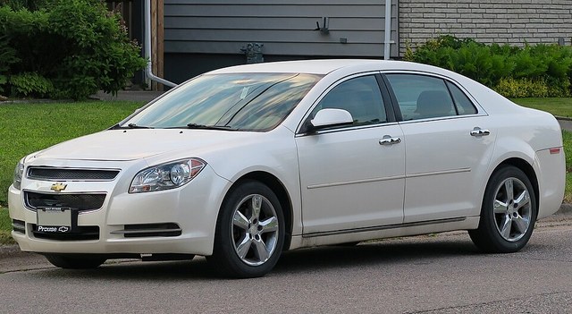 2012 Chevrolet Malibu, representative photo