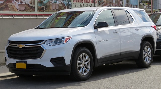 2018 Chevrolet Traverse, representative photo