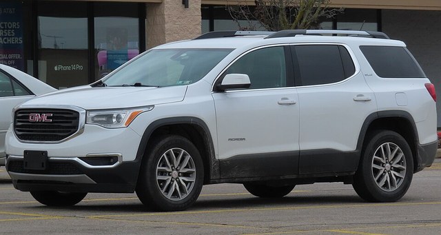 2017 GMC Acadia, representative photo
