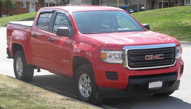 2015 GMC Canyon, representative photo