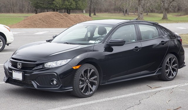 2018 Honda Civic Hatchback, representative photo