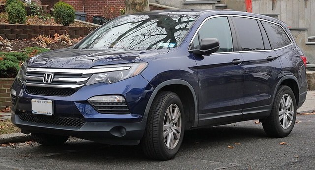 2016 Honda Pilot, representative photo