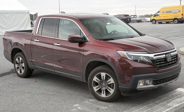 2017 Honda Ridgeline, representative photo